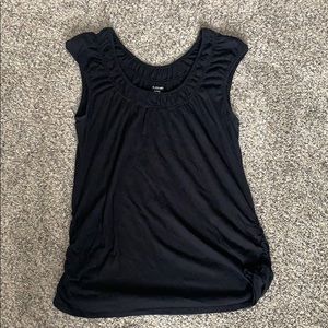 Maternity black top